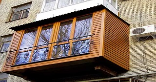 Внешняя отделка балкона Озёрск цена от 1045 руб. м/2.