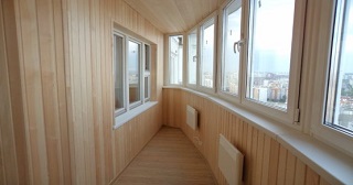 Внутренняя отделка лоджии Озёрск, цена от 209 руб. м2